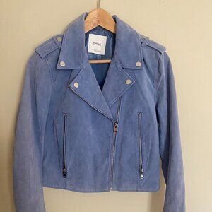 Suede Mango Moto Jacket Size Medium